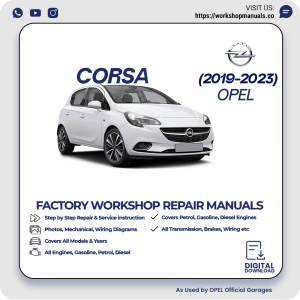 Opel Corsa Workshop Manual 2019-2023 PDF Download