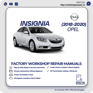 Opel Insignia Workshop Manual 2018-2020 PDF Download