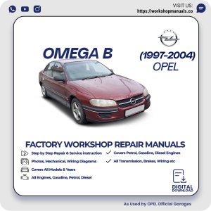 Opel Omega B Workshop Manual 1997-2004 PDF Download