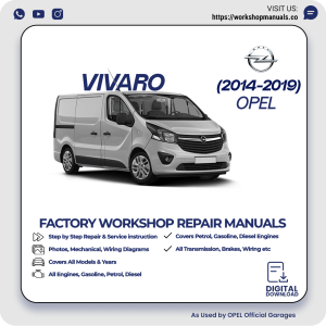 Opel Vivaro Workshop Manual 2014-2019 PDF Download