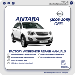Opel Antara Workshop Manual PDF Download