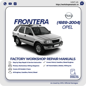 Opel Frontera Workshop Repair Manual PDF Download