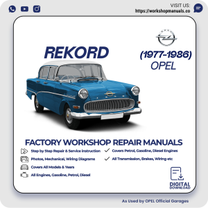 Opel Rekord Workshop Manual PDF Download
