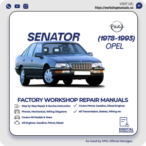 Opel Senator Workshop Manual PDF Download