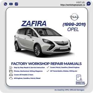 Opel Zafira Workshop Manual PDF Download