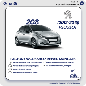 Peugeot 208 Workshop Manual 2012-2015 PDF Download