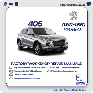 Peugeot 405 Workshop Manual 1987-1997 PDF Download