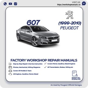 Peugeot 607 Workshop Manual 1999-2010 PDF Download