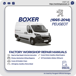 Peugeot Boxer Workshop Manual 1993-2014 PDF Download