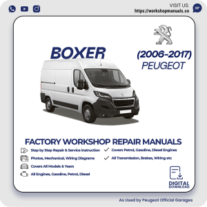 Peugeot Boxer Workshop Manual 2006-2017 PDF Download