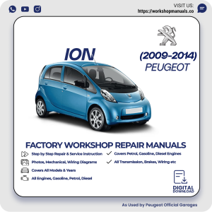 Peugeot iOn Workshop Manual 2009-2014 PDF Download