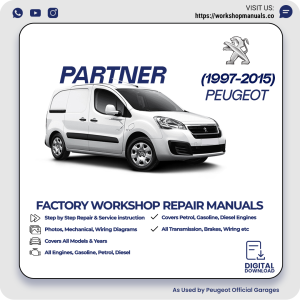 Peugeot Partner Workshop Manual 1997-2015 PDF Download