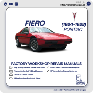 Pontiac Fiero Workshop Manual 1984-1988 PDF Download