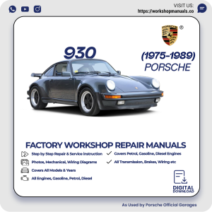Porsche 930 Workshop Manual 1975-1989 PDF Download