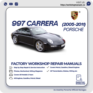 Porsche 997 Carrera Workshop Manual 2005-2011 PDF Download