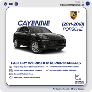 Porsche Cayenne Workshop Manual 2011-2018 PDF Download