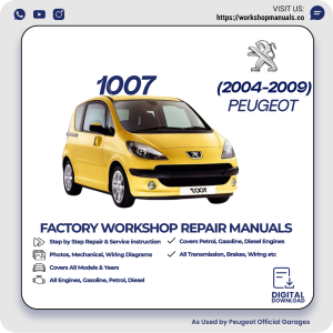 Peugeot 1007 Workshop Repair Manual 2004-2009 PDF Download