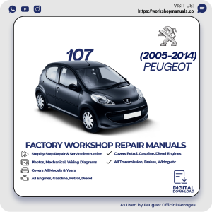 Peugeot 107 Workshop Repair Manual 2005-2014 PDF Download