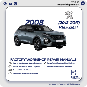 Peugeot 2008 Workshop Repair Manual 2013-2017 PDF Download