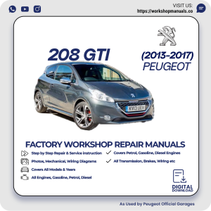 Peugeot 208 GTI Workshop Repair Manual 2013-2017 PDF Download