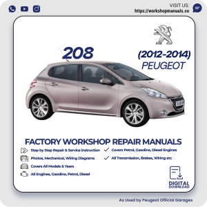Peugeot 208 Workshop Repair Manual 2012-2014 PDF Download