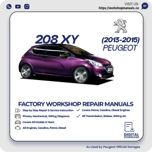 Peugeot 208 XY Workshop Repair Manual 2013-2015 PDF Download
