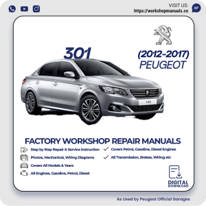 Peugeot 301 Workshop Repair Manual 2012-2017 PDF Download