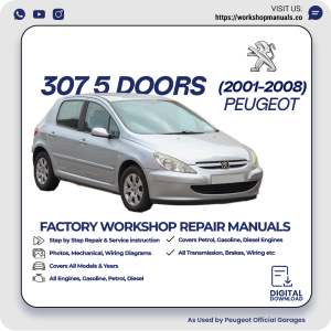 Peugeot 307 5 Doors Workshop Repair Manual 2001-2008 PDF Download