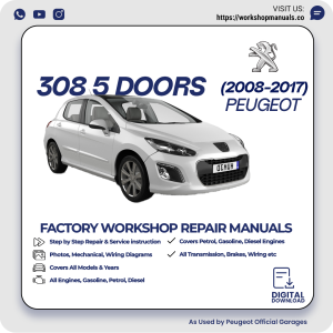 Peugeot 308 5 Door Workshop Repair Manual 2008-2017 PDF Download