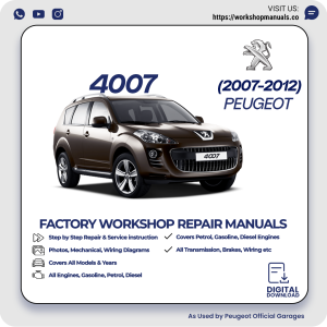 Peugeot 4007 Workshop Manual 2007-2012 PDF Download