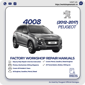 Peugeot 4008 Workshop Manual 2012-2017 PDF Download