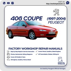 Peugeot 406 Coupe Workshop Repair Manual 1997-2004 PDF Download