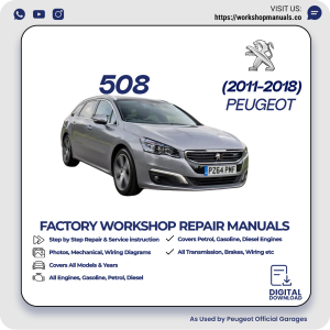 Peugeot 508 Workshop Repair Manual 2011-2018 PDF Download