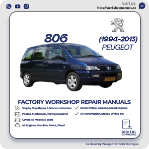 Peugeot 806 Workshop Repair Manual 1994-2013 PDF Download