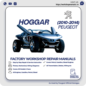 Peugeot Hoggar Workshop Repair Manual 2010-2014 PDF Download