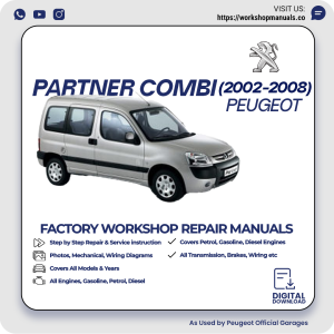 Peugeot Partner Combi Workshop Repair Manual 2002-2008 PDF Download