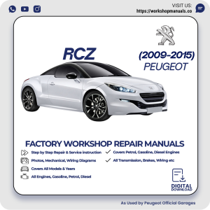 Peugeot RCZ Workshop Manual 2009-2015 PDF Download