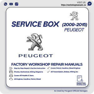 Peugeot Service Box Manual 2009-2015 PDF Download