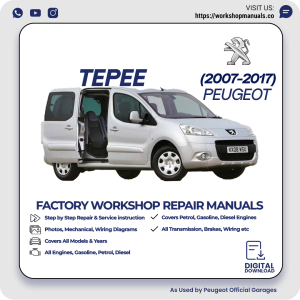 Peugeot Tepee Workshop Repair Manual 2007-2017 PDF Download