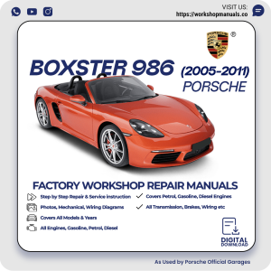 Porsche Boxster 986 Workshop Repair Manual PDF Download