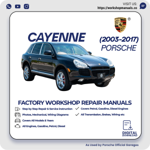Porsche Cayenne Workshop Repair Manual PDF Download