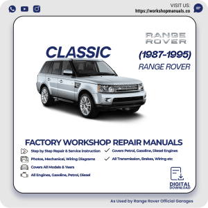 Range Rover Classic Workshop Manual 1987-1995 PDF Download