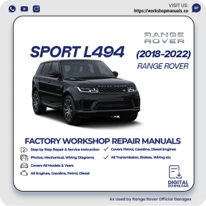 Range Rover Sport L494 Workshop Manual 2018-2022 PDF Download