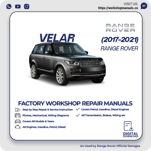 Range Rover Velar Workshop Manual 2017-2021 PDF Download