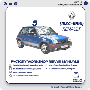 Renault 5 Workshop Repair Manual 1984-1996 PDF Download