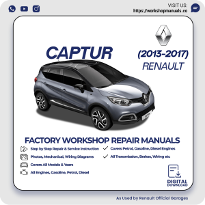 Renault Captur Workshop Manual 2013-2017 PDF Download