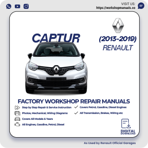 Renault Captur Workshop Manual 2013-2019 PDF Download