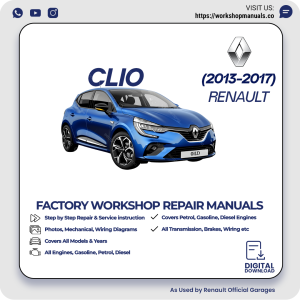 Renault Clio Workshop Service Repair Manual 2013-2017 PDF