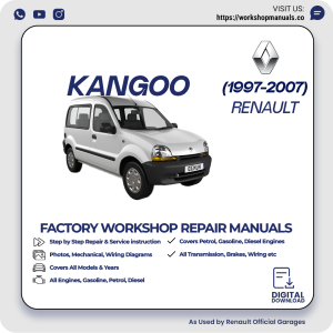 Renault Kangoo Workshop Manual 1997-2007 PDF Download