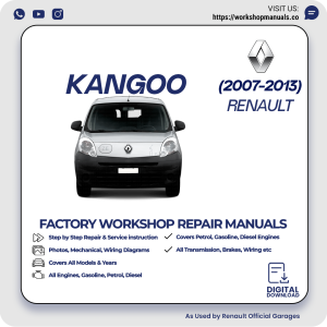 Renault Kangoo Workshop Repair Manual 2007-2013 PDF